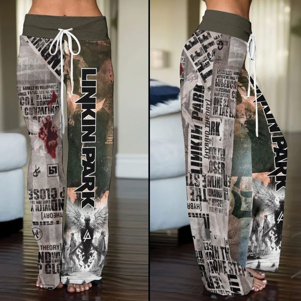 Linkin Park High-Waisted Straight-Leg Trousers - ANHNV 9388