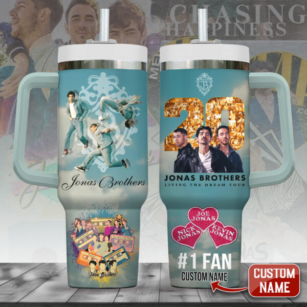 Personalized Jonas Brothers 40oz Stanley Tumbler - ANHNV 9437