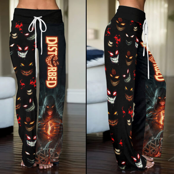Disturbed High-Waisted Straight-Leg Trousers - ANHNV 9439