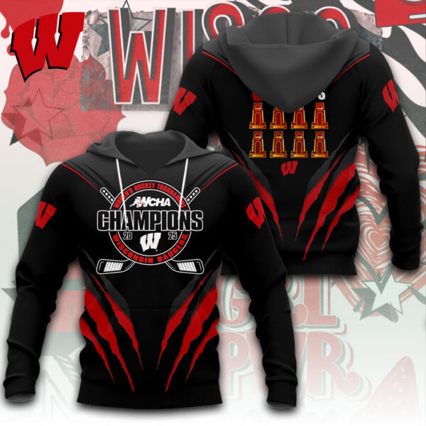 Wisconsin Badgers Women’s Ice Hockey 3D Apparel – ANHNV 9470