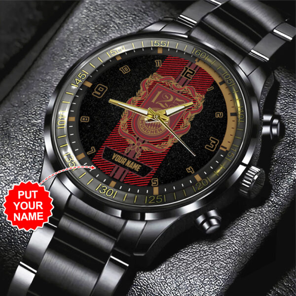Personalized FC Bayern München Black Stainless Steel Watch - TANTN 11661