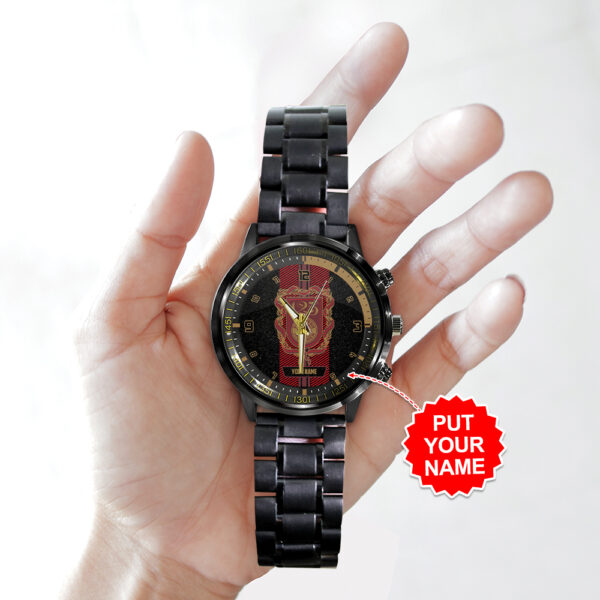 Personalized FC Bayern München Black Stainless Steel Watch - TANTN 11661