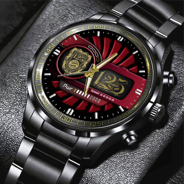 FC Bayern München Black Stainless Steel Watch - TANTN 11662