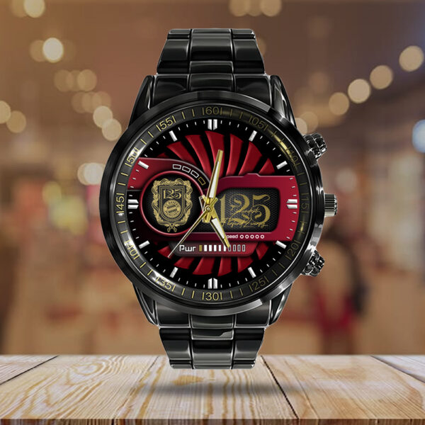 FC Bayern München Black Stainless Steel Watch - TANTN 11662