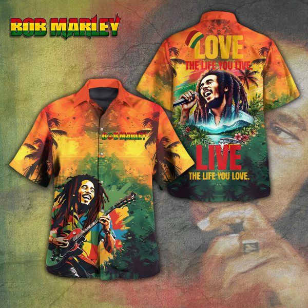 Bob Marley 3D Hawaiian Shirt - TANTN 11311