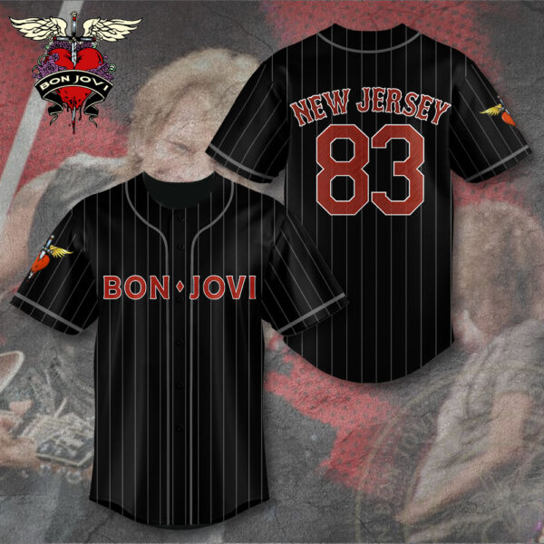 Bon Jovi Baseball Jersey - TANTN 11727