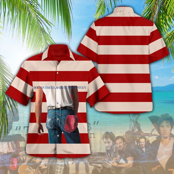 Bruce Springsteen 3D Hawaiian Shirt - HOATT 9177