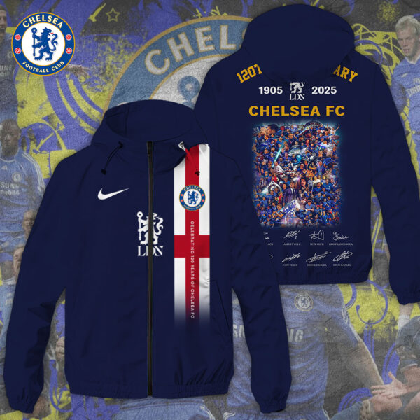 Chelsea FC 3D Windbreaker Jacket - TANTN 11670