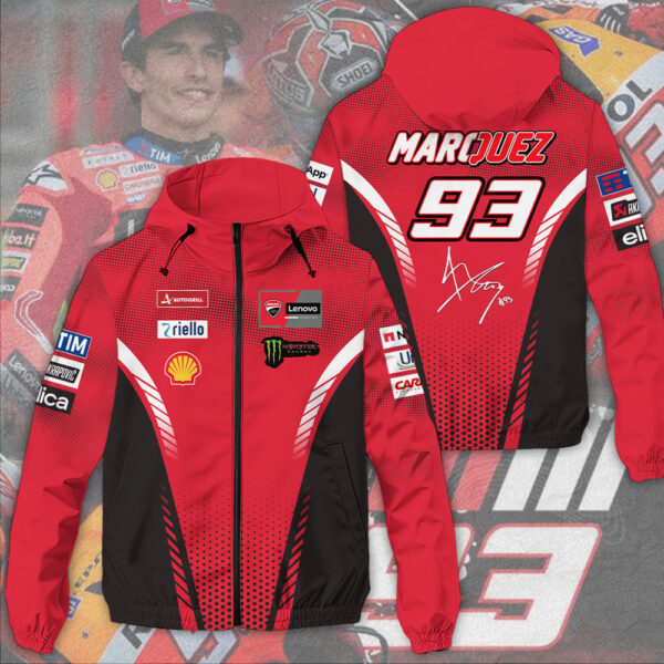 Ducati Lenovo Team x Marc Marquez 3D Windbreaker Jacket - MAITM 10456
