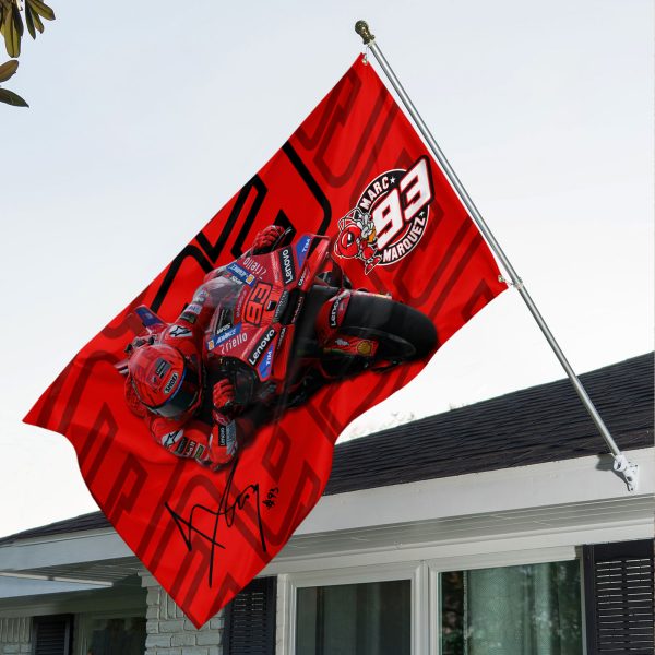 Ducati Lenovo Team x Marc Marquez 3D House Flag - HOATT 9423