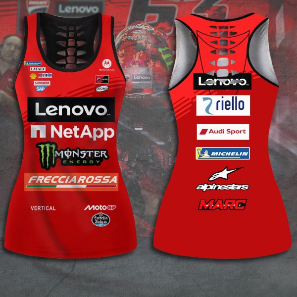 Ducati Lenovo Team x Marc Marquez Hollow Tank Top Leggings - TANTN 11592