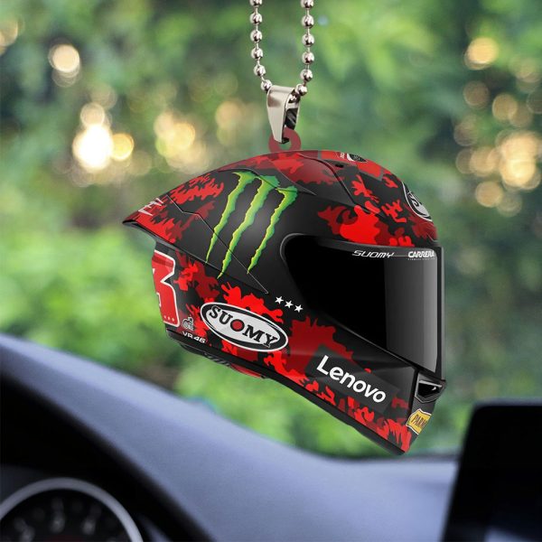 Ducati Lenovo Team x Francesco Bagnaia Custom Shape 2-sided Acrylic Car Ornament – TANTN 11454