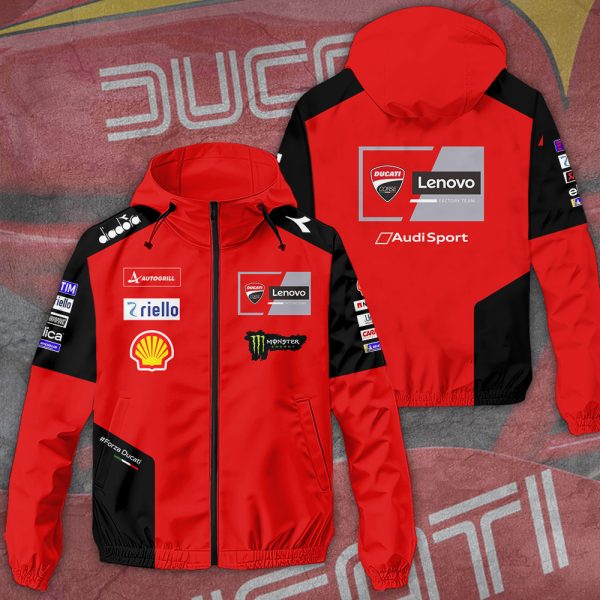 Ducati Lenovo Team 3D Windbreaker Jacket - TANTN 11217