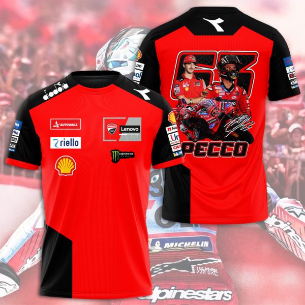 Ducati Lenovo Team x Francesco Bagnaia 3D Apparel - HOATT 9227