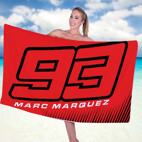 Ducati Lenovo Team x Marc Marquez Rectangle Beach Towel - TANTN 11525