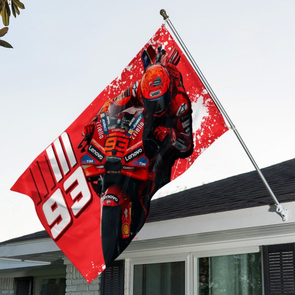 Ducati Lenovo Team x Marc Marquez 3D House Flag - HOATT 9338