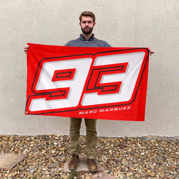Ducati Lenovo Team x Marc Marquez 3D House Flag - TANTN 11369