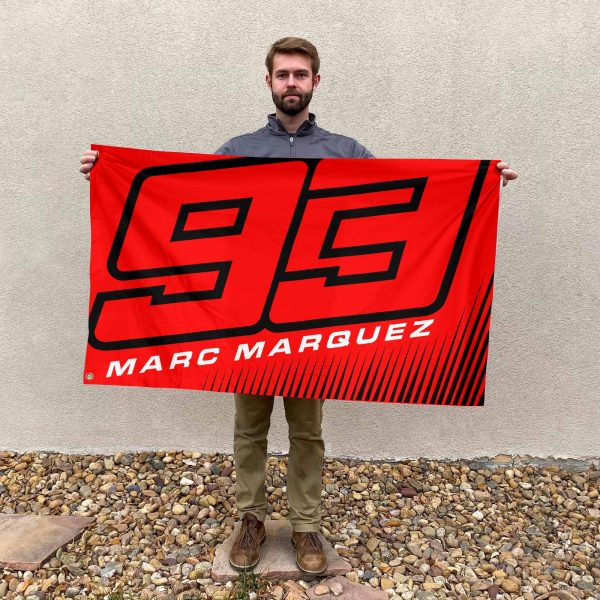 Ducati Lenovo Team x Marc Marquez 3D House Flag - TANTN 11524