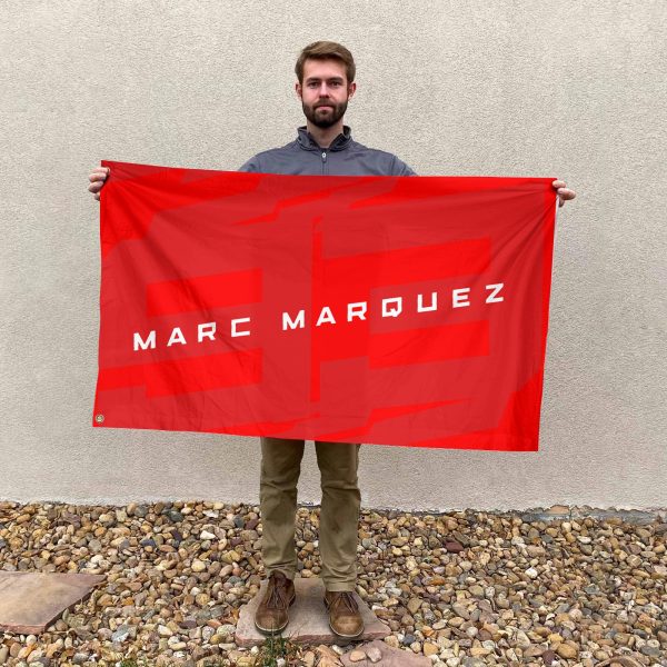 Ducati Lenovo Team x Marc Marquez 3D House Flag - TANTN 11526
