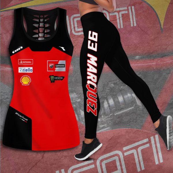 Ducati Lenovo Team x Marc Marquez Hollow Tank Top Leggings - TANTN 11529