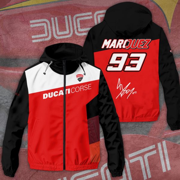 Ducati Lenovo Team x Marc Marquez 3D Windbreaker Jacket - TANTN 11413