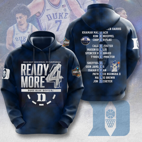 Duke Blue Devils Men’s Basketball 3D Apparel - MAITM 10454