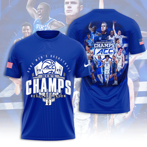 Duke Blue Devils Men's Basketball 3D Apparel - ANHNV 6236