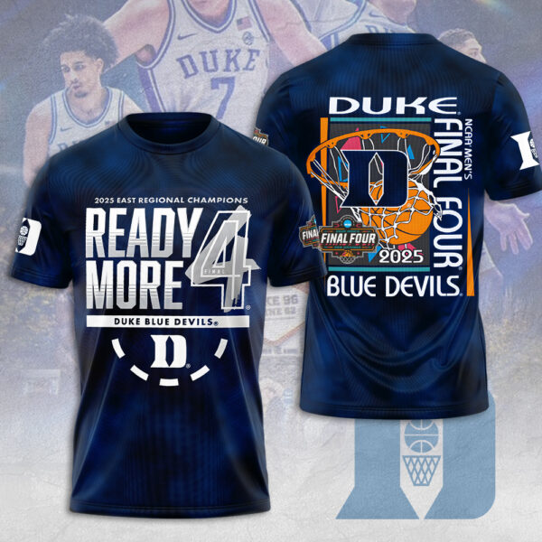 Duke Blue Devils Men's Basketball 3D Apparel - MAITM 10451