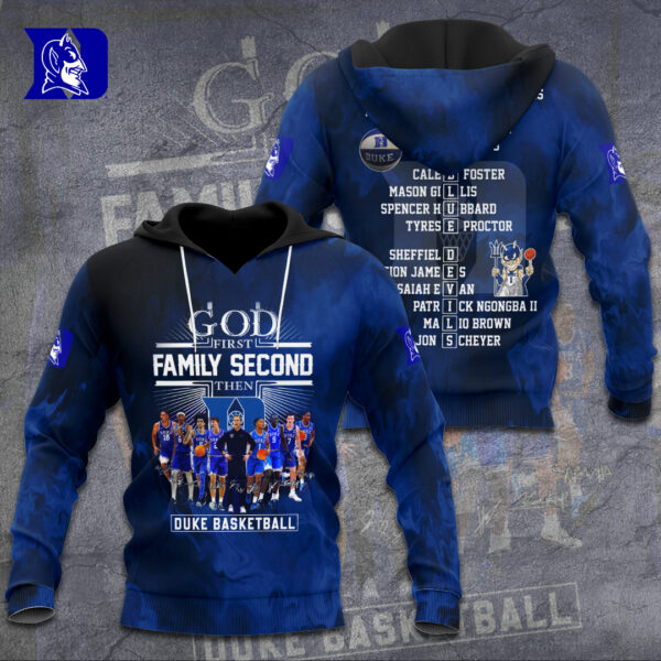 Duke Blue Devils Men’s Basketball 3D Apparel - TANTN 11752