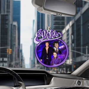 Elvis Presley Custom Shape 1-sided Acrylic Car Ornament - HOATT 9327
