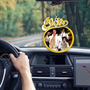 Elvis Presley Custom Shape 1-sided Acrylic Car Ornament - HOATT 9328