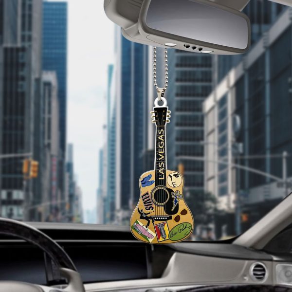 Elvis Presley Custom Shape 2-sided Acrylic Car Ornament – HOATT 9048