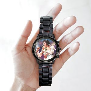 Elvis Presley Black Stainless Steel Watch - TANTN 11386