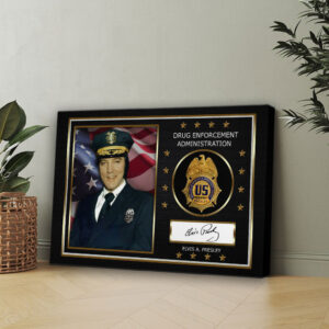 Elvis Presley Rectangle Canvas With Inner Frame – HOATT 9535
