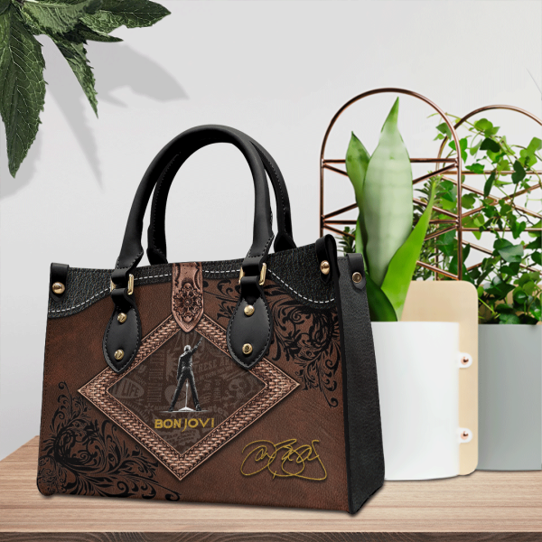Bon Jovi Leather HandBag - ANHNV 6159