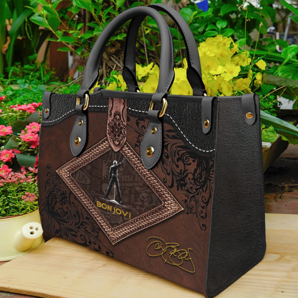 Bon Jovi Leather HandBag - ANHNV 6159