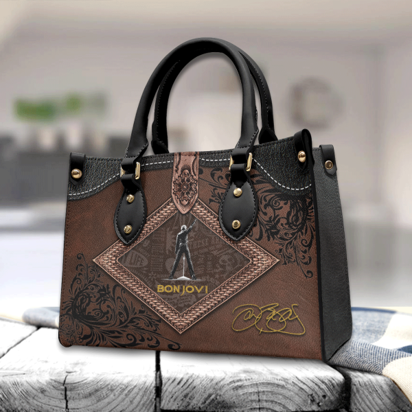 Bon Jovi Leather HandBag - ANHNV 6159