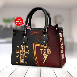 Personalized Elvis Presley Leather HandBag - HOATT 8971