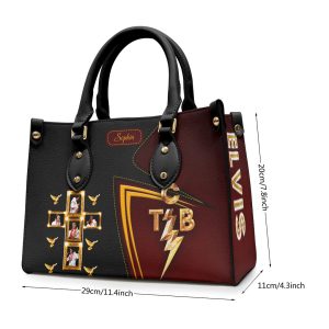Personalized Elvis Presley Leather HandBag - HOATT 8971