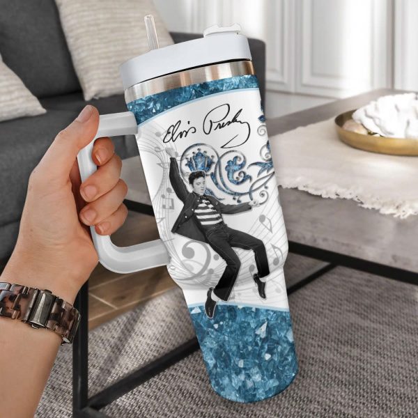 Personalized Elvis Presley 40oz Stanley Tumbler - GNE 2945