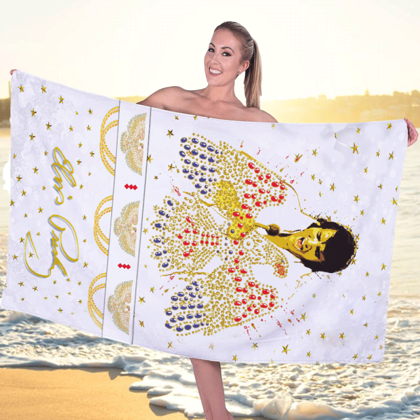 Elvis Presley Rectangle Beach Towel - GNE 2842