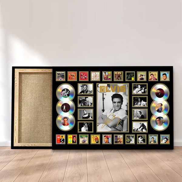 Elvis Presley Rectangle Canvas With Inner Frame - TANTN 11384