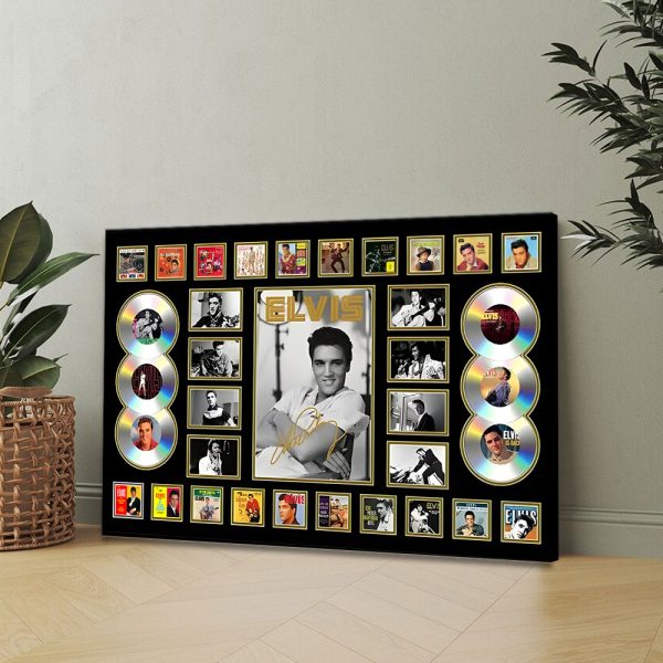 Elvis Presley Rectangle Canvas With Inner Frame - TANTN 11384