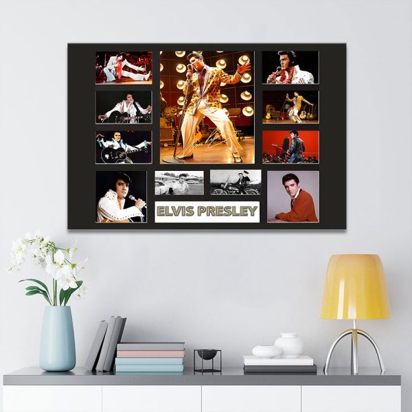 Elvis Presley Rectangle Canvas With Inner Frame - TANTN 11422