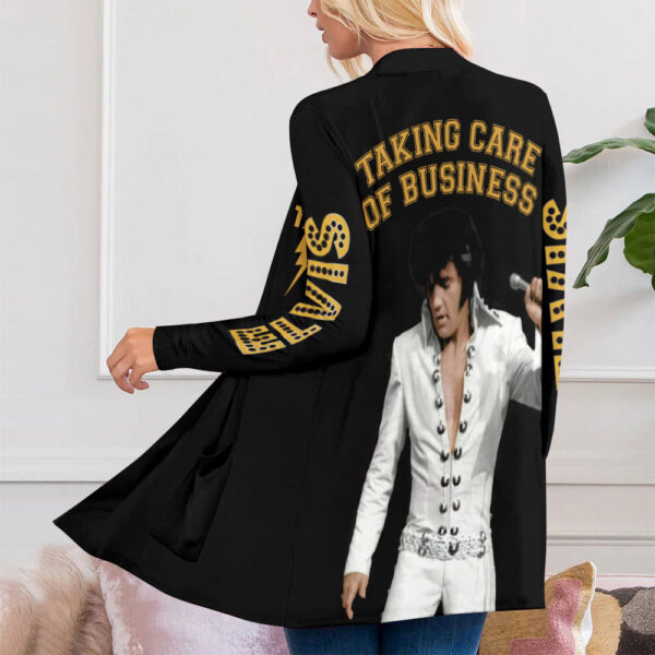 Elvis Presley Women's Patch Pocket Cardigan - MAITM 10435