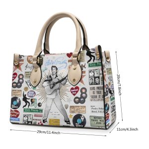 Elvis Presley Leather HandBag - VANDH 4324