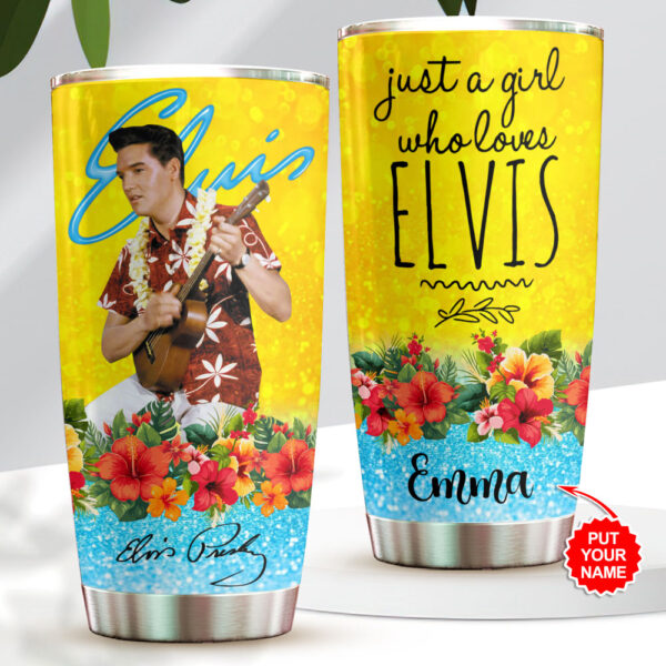 Personalized Elvis Presley Tumbler Cup - VANDH 4375