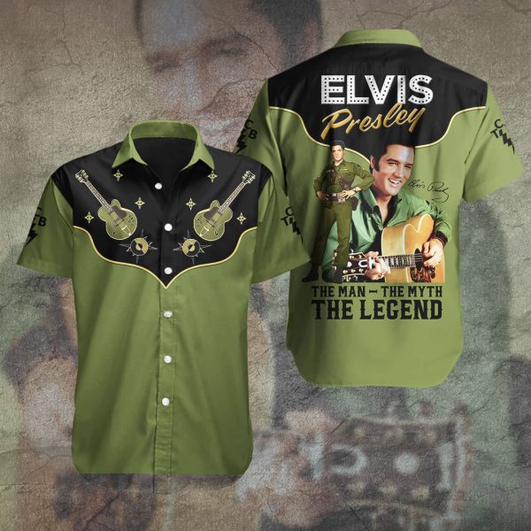 Elvis Presley Short Sleeve Dress Shirt – VANDH 4342