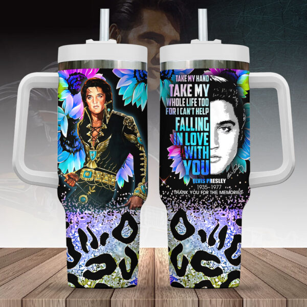 Elvis Presley x Crochet 40oz Stanley Tumbler - VANDH 4376