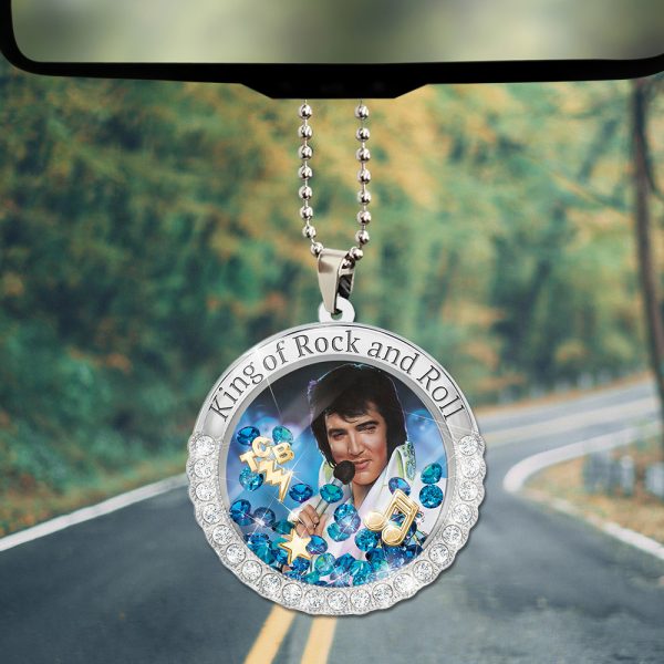Elvis Presley Custom Shape 2-sided Acrylic Car Ornament – TANTN 11245